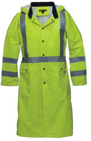 Hi-VIS waterproof raincoats production and manufacturing圖片