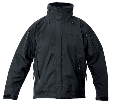 All the outer of the security jacket are made by waterproof Nylon shell fabric圖片